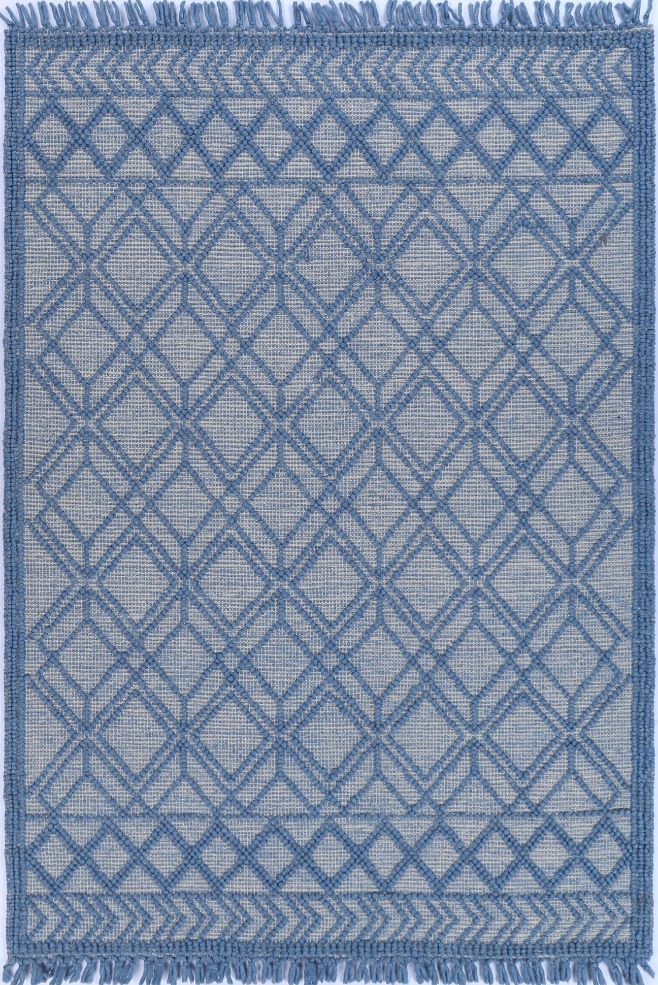Avenza Blue Wool Rug