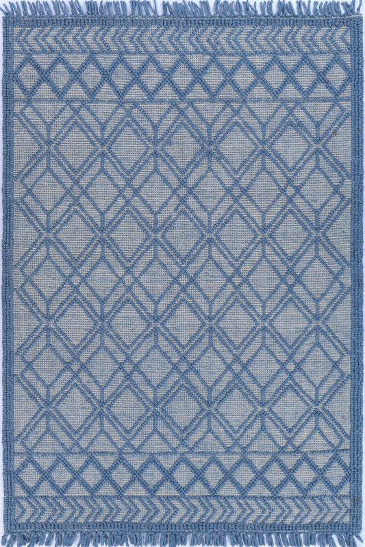 Avenza Blue Wool Rug