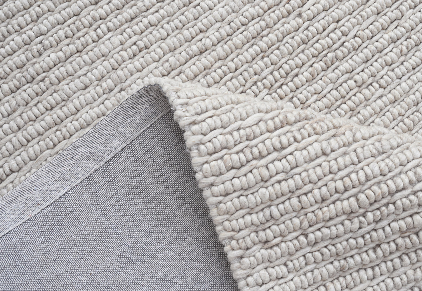 Basket Ivory & Beige Wool Rug
