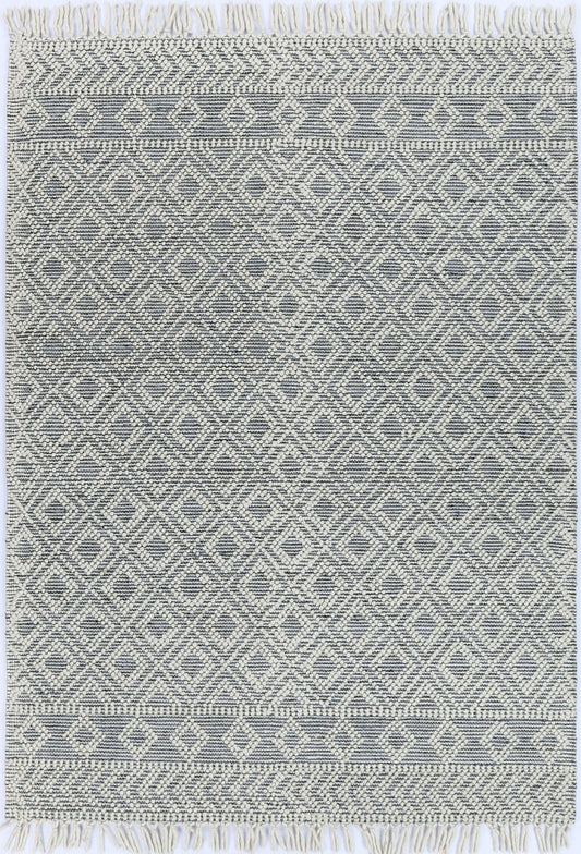 Vexa Deluxe Grey Wool Rug