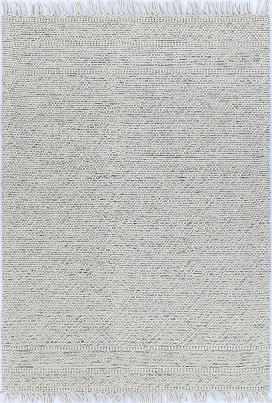 Lior Ivory Black Wool Rug
