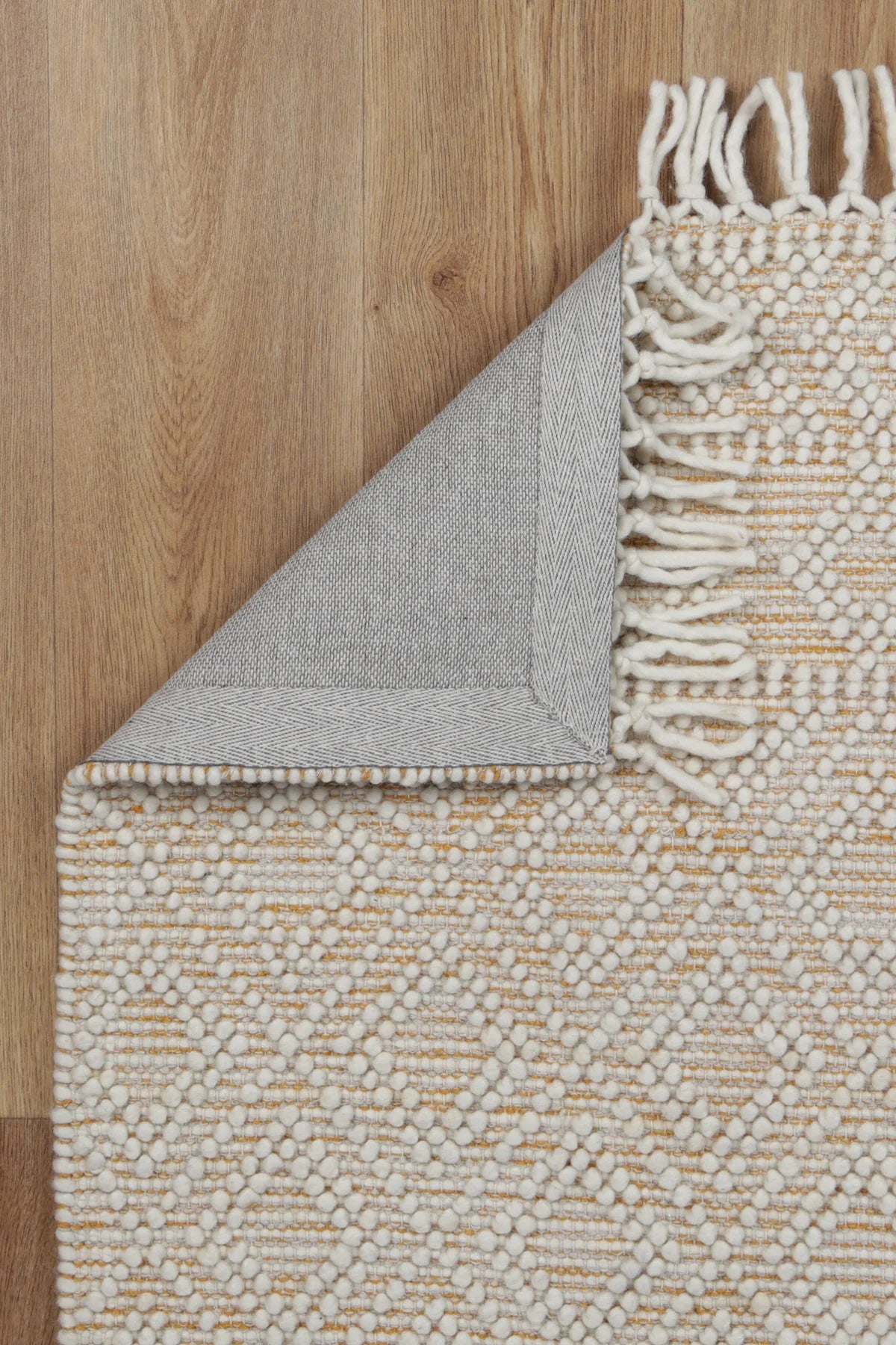 Lior Ivory Beige Wool Rug