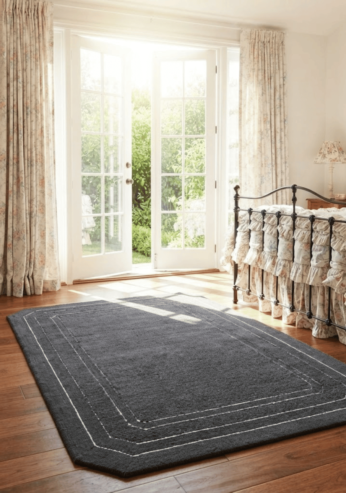 Spectrum Navy Wool Rug