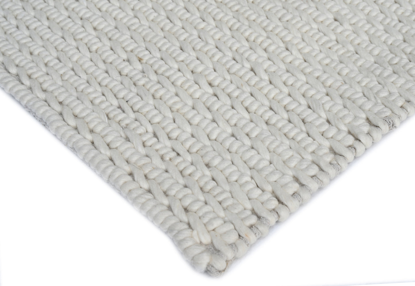 Basket Ivory Wool Rug