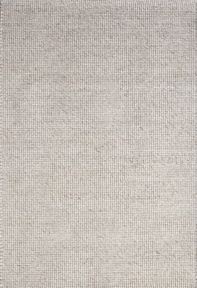 Platinum Ivory Brown Wool Rug
