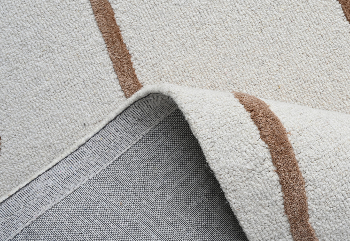 Mehari Ivory & Gold Wool Rug