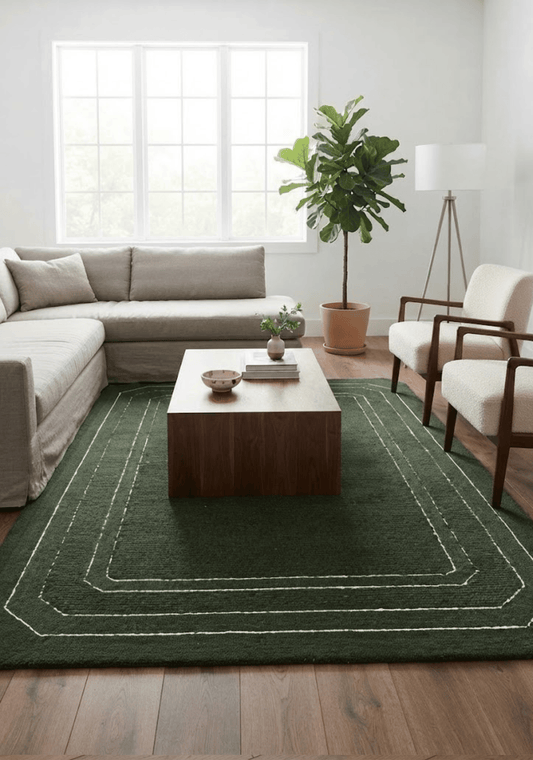 Spectrum Moss Wool Rug