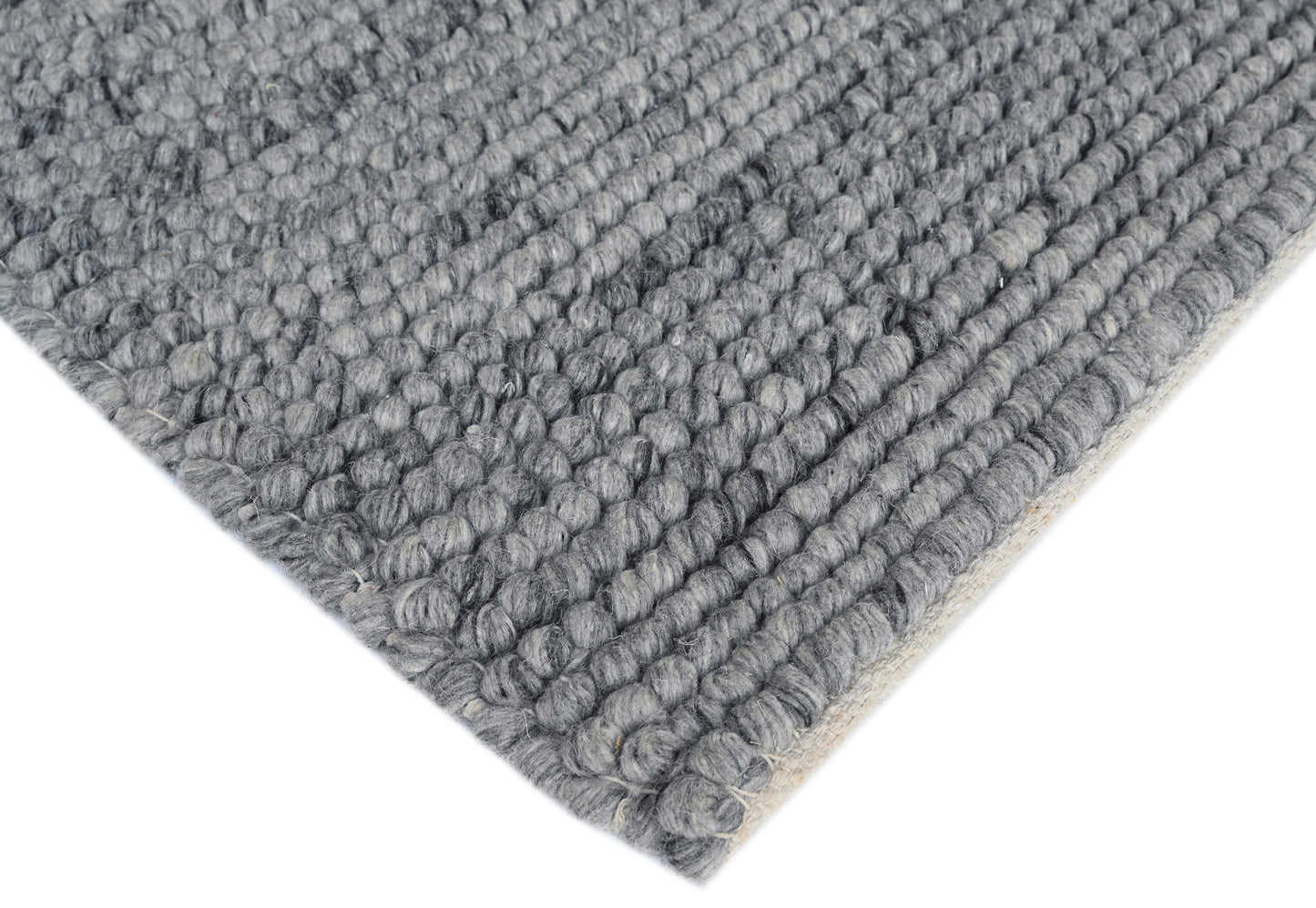 Pebble Ash Wool Rug