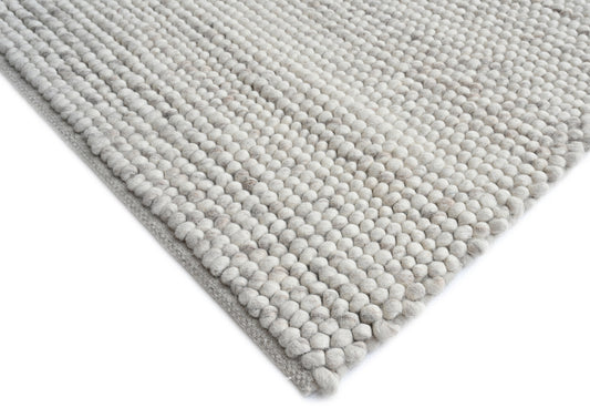 Pebble Ivory Wool Rug