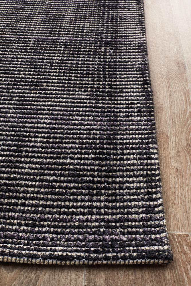 Belvane Black Rug