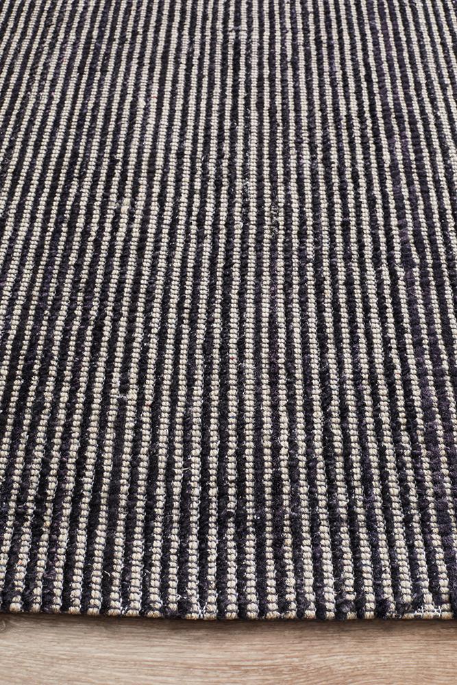 Belvane Black Rug