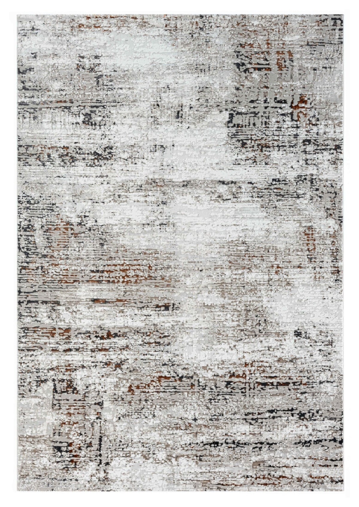Avalon Brown Abstract Rug