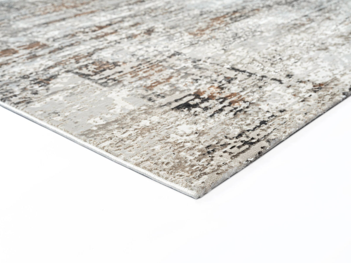 Avalon Brown Abstract Rug