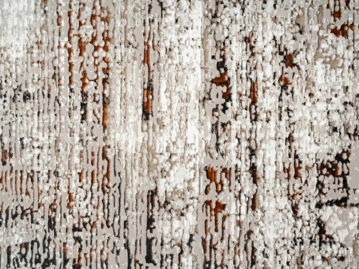 Avalon Brown Abstract Rug