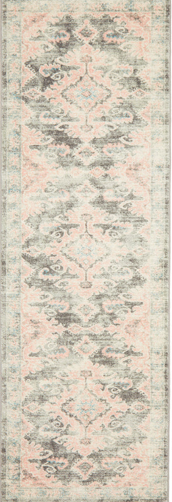 Linea Grey Multicolor Runner Rug