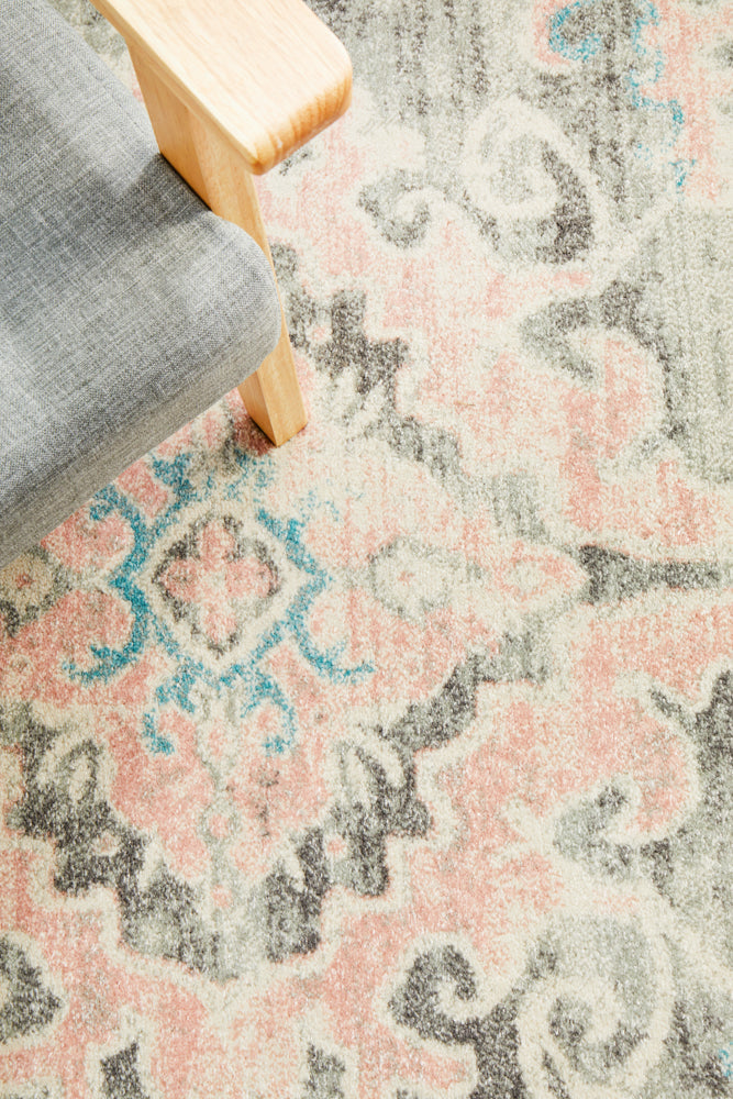 Linea Grey Round Rug