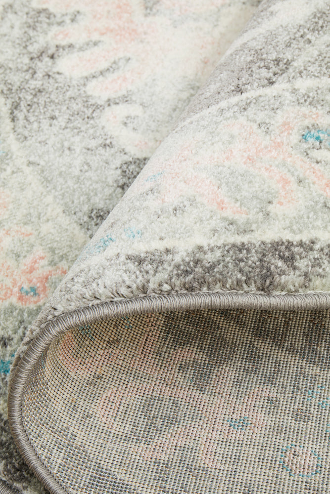Linea Grey Round Rug