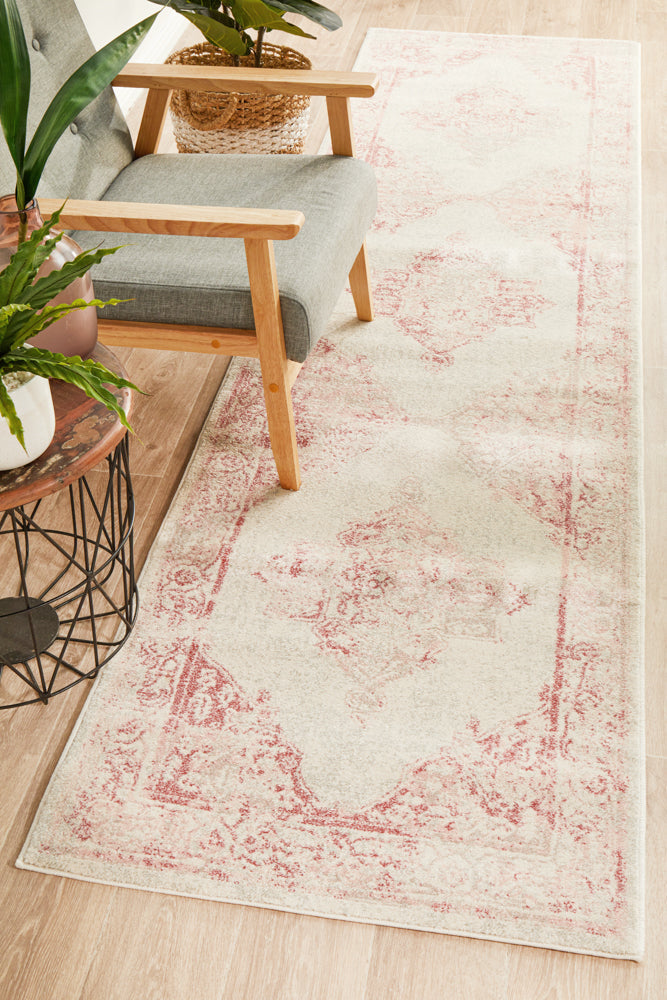 Linea Rose Multicolor Runner Rug