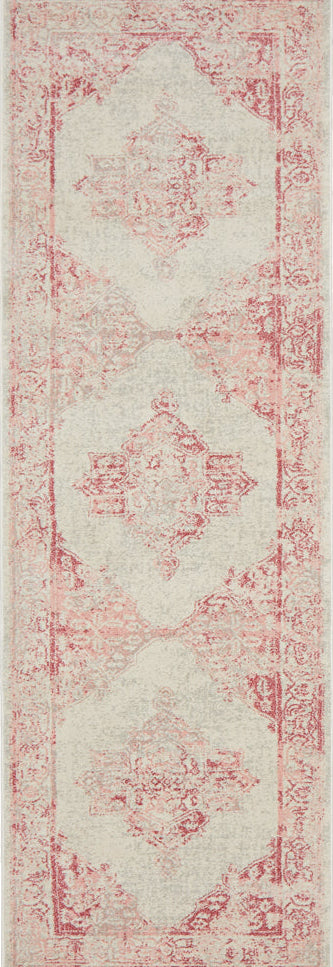 Linea Rose Multicolor Runner Rug