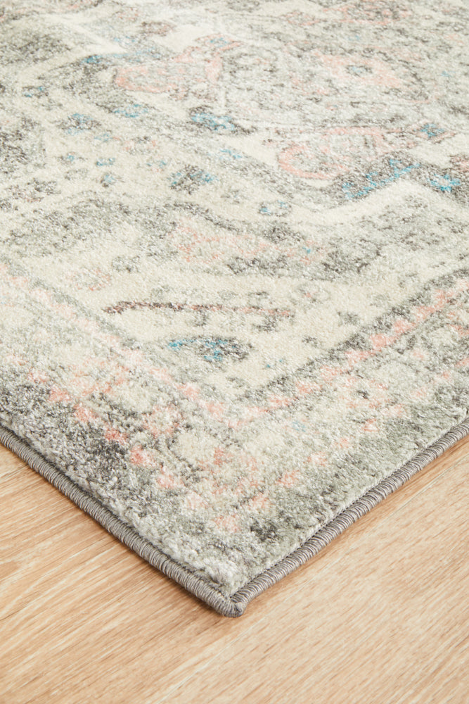 Linea Silver Multicolor Runner Rug