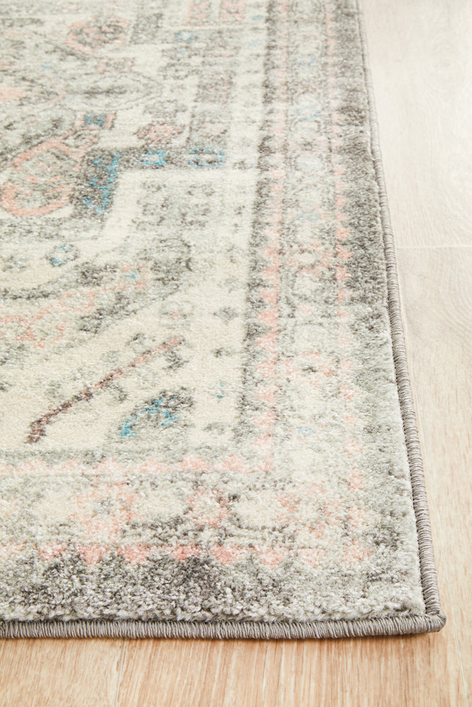 Linea Silver Multicolor Runner Rug