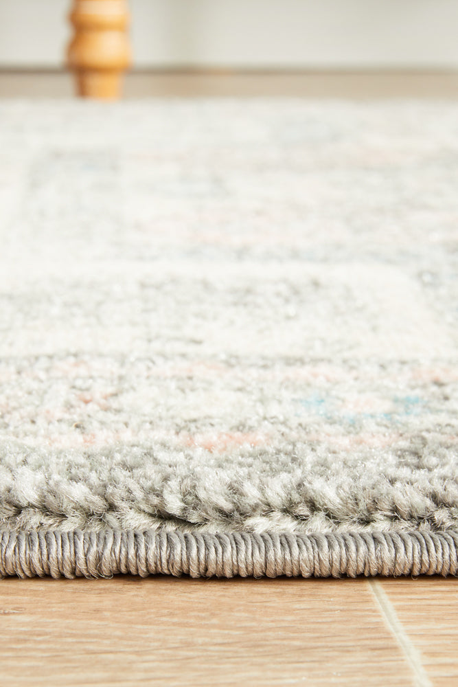 Linea Silver Multicolor Runner Rug