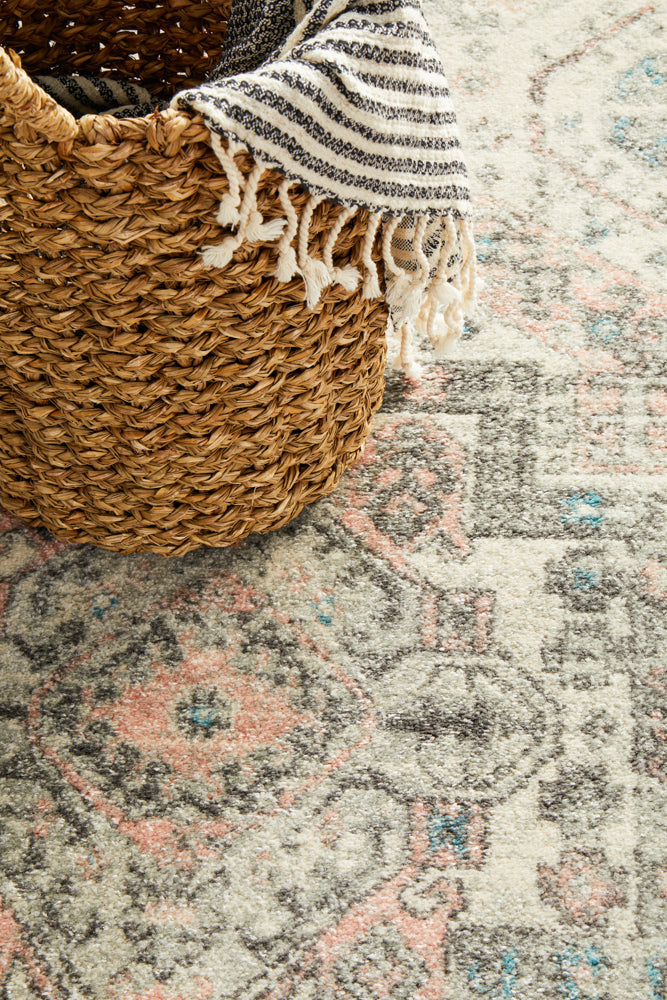 Linea Silver Multicolor Runner Rug