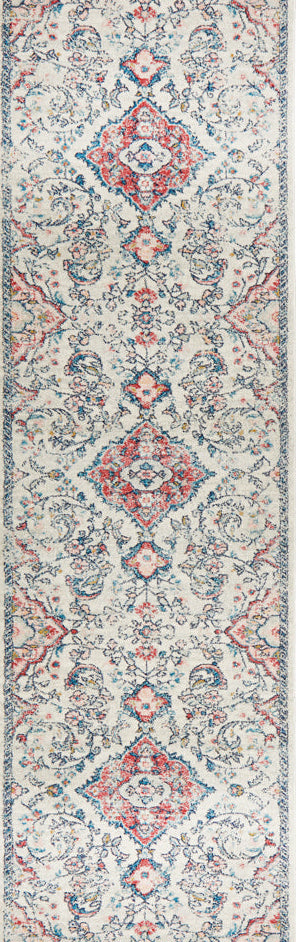 Linea Pastel Multicolor Runner Rug