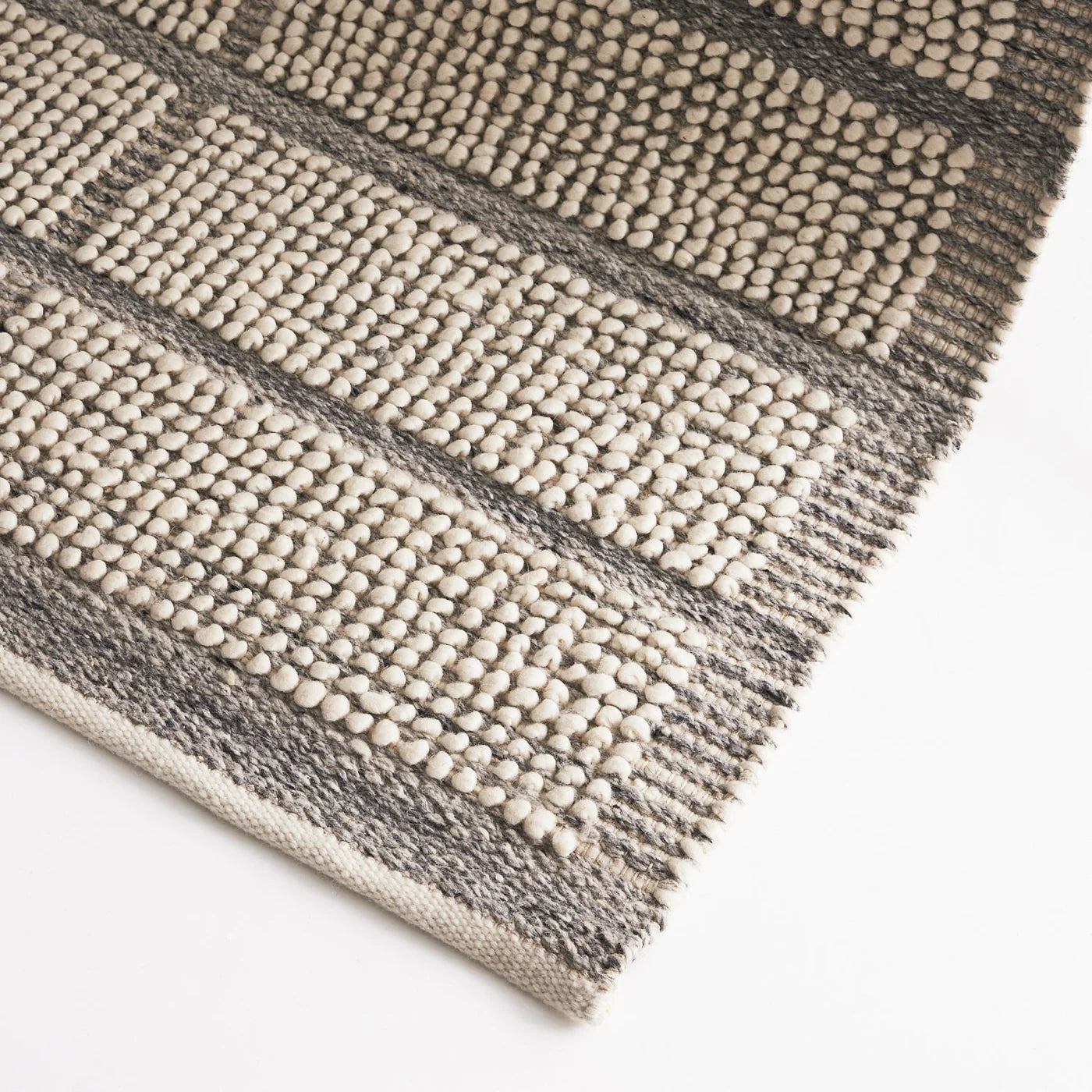 Norix Grey Wool Rug