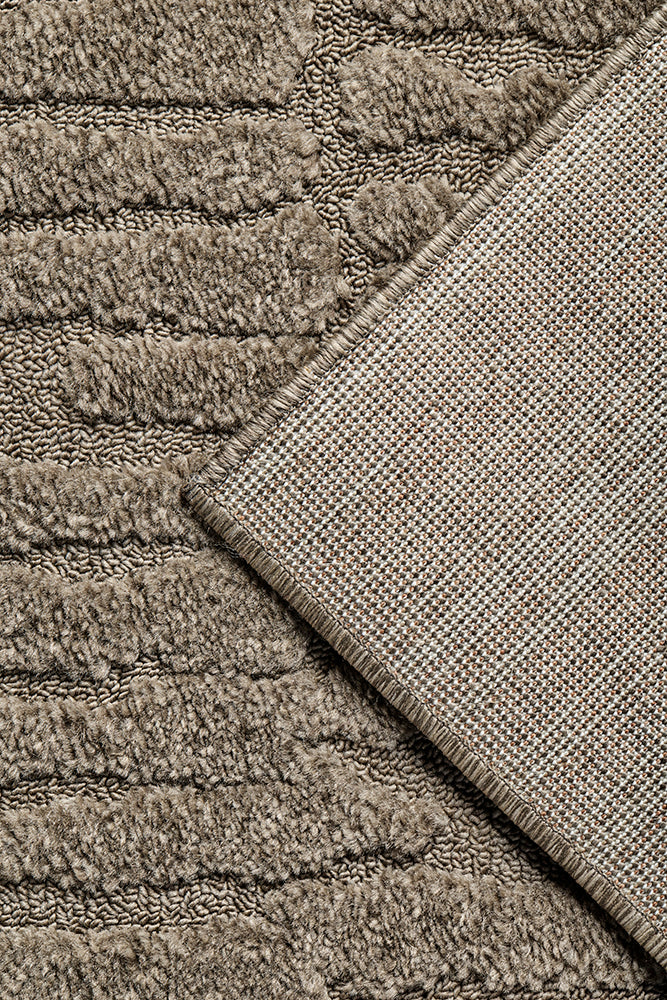Alcova Coffee Brown Runner Rug