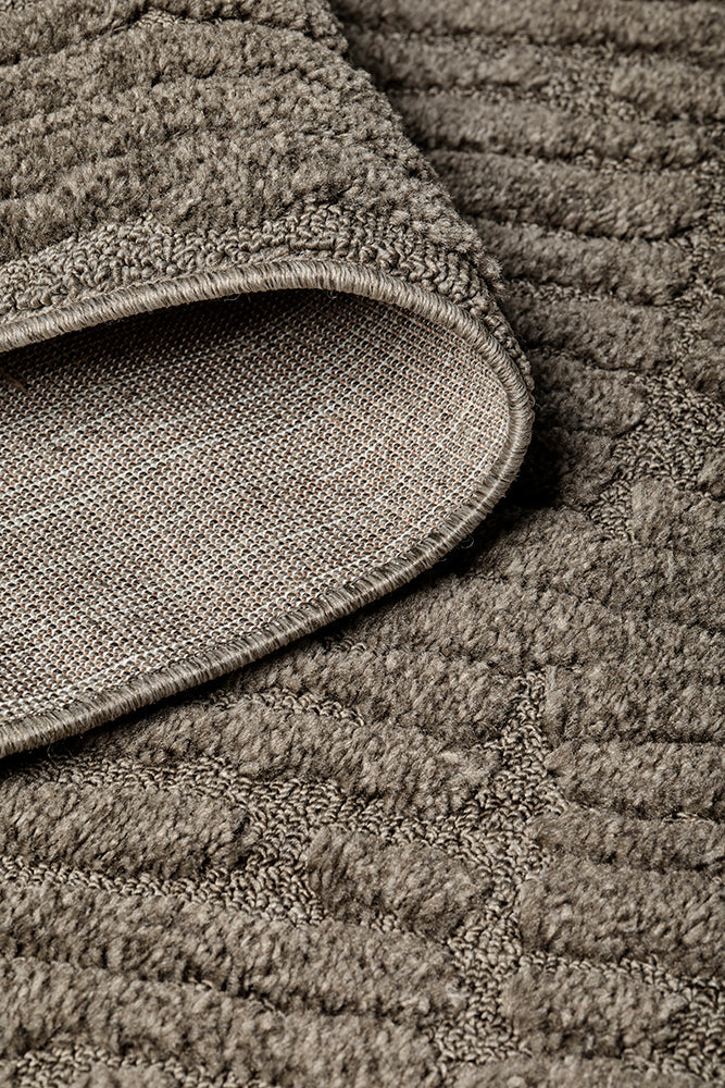 Alcova Coffee Brown Runner Rug