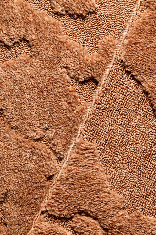 Alcova Rust Brown Runner Rug