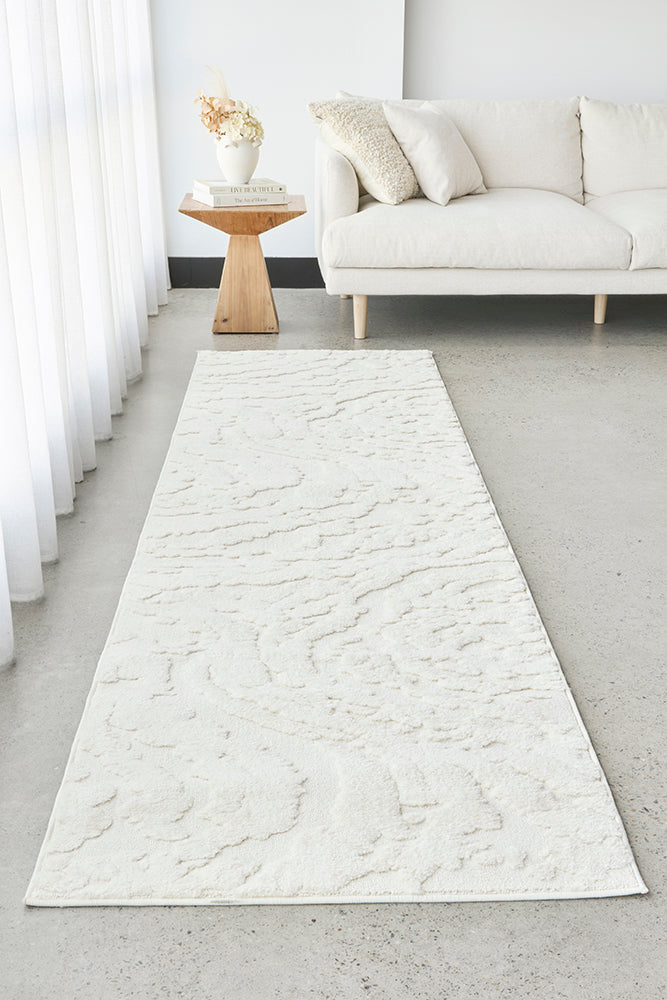 Alcova White Runner Rug