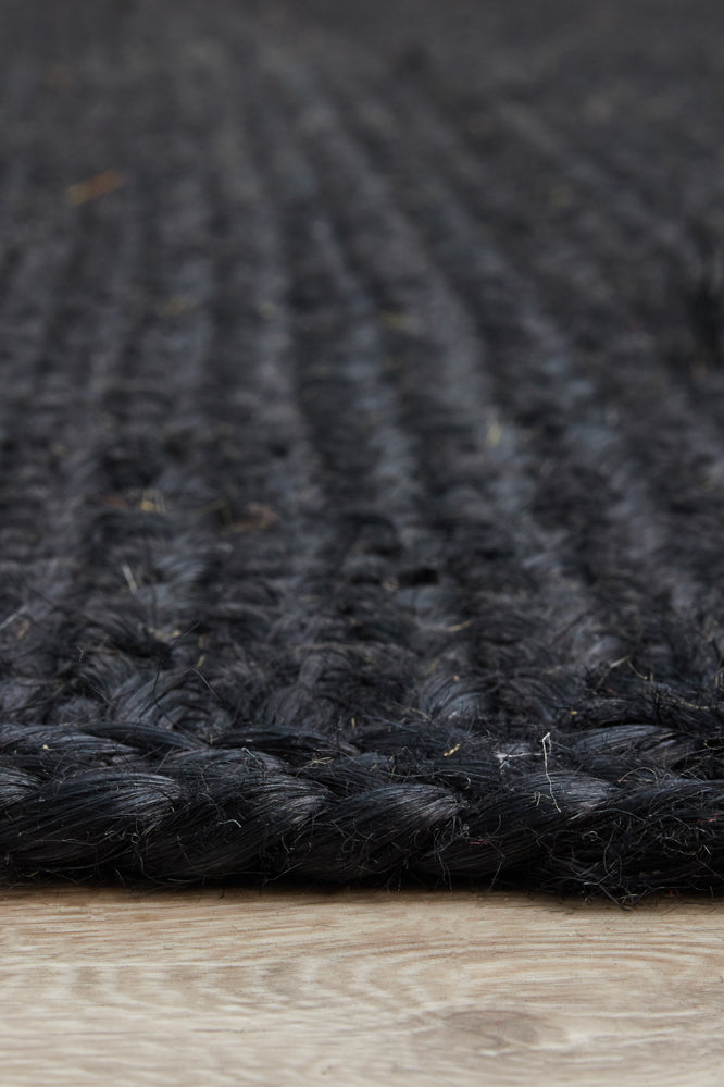 Arbora Black Jute Rug
