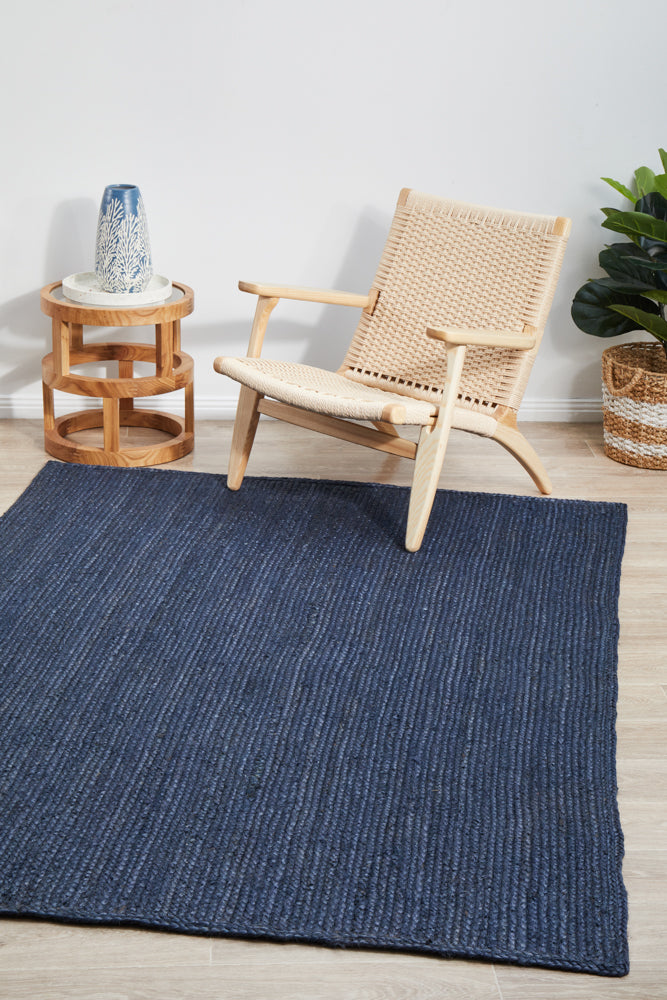 Arbora Navy Jute Rug