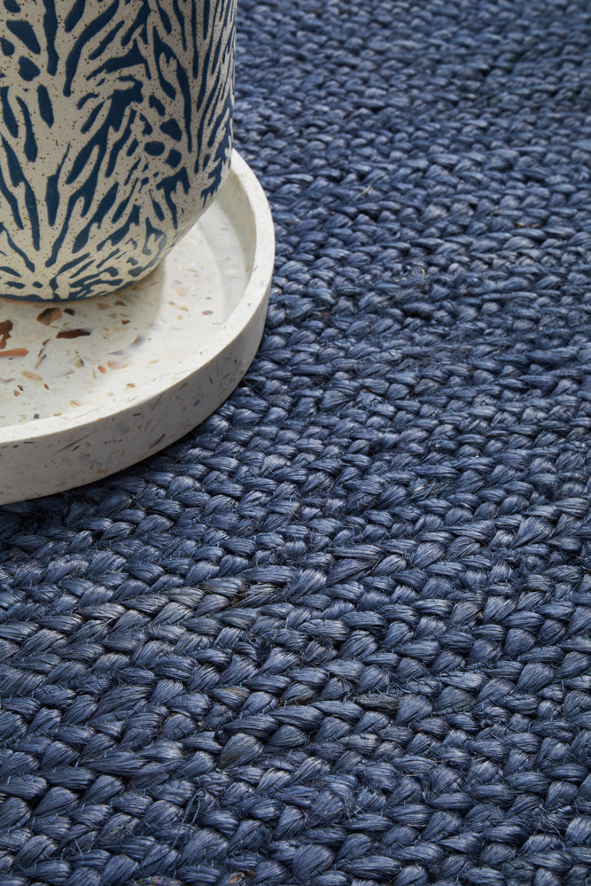 Arbora Navy Jute Rug