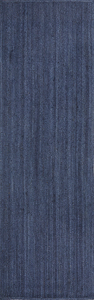 Arbora Navy Jute Runner Rug