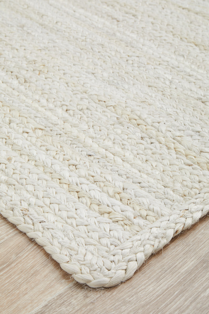 Arbora White Jute Rug