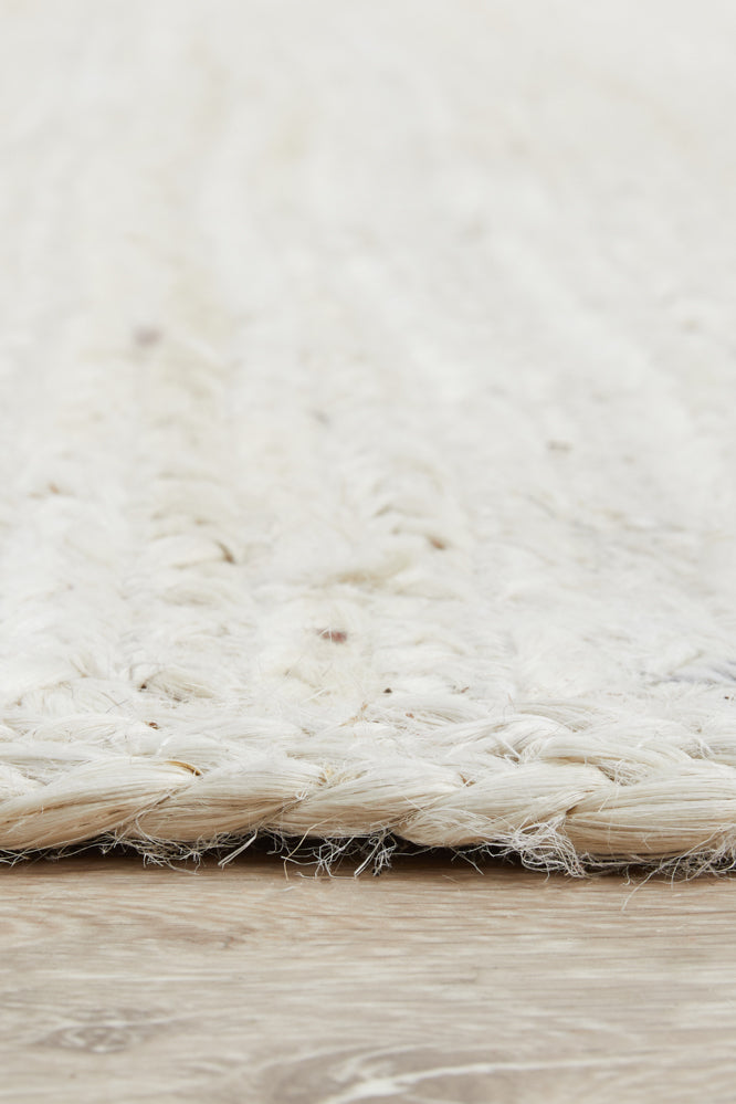 Arbora White Jute Rug