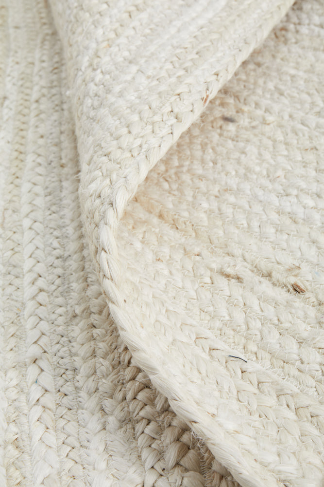 Arbora White Jute Rug