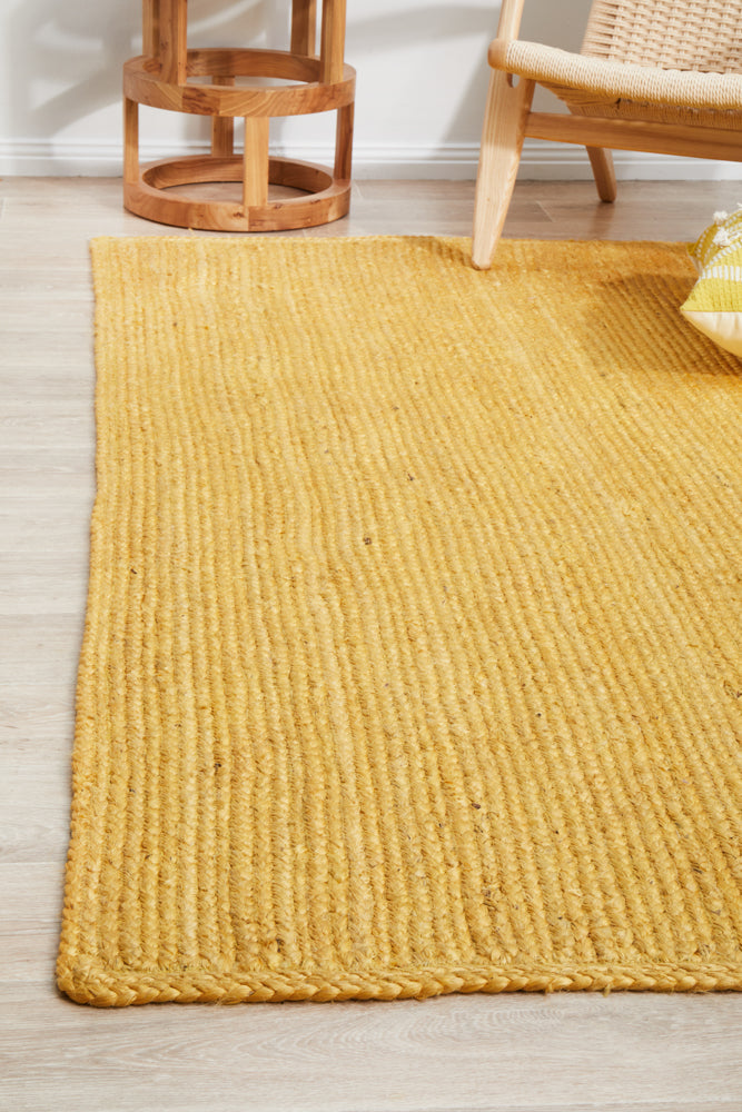 Arbora Yellow Jute Rug