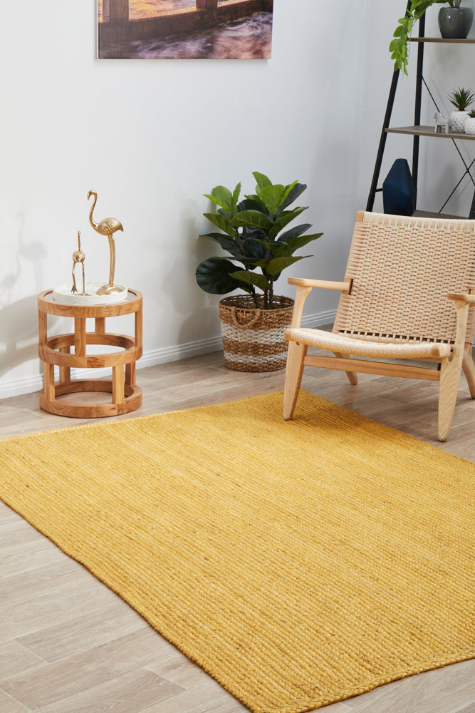 Arbora Yellow Jute Rug