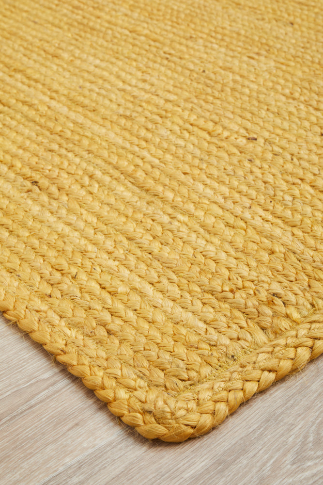 Arbora Yellow Jute Rug