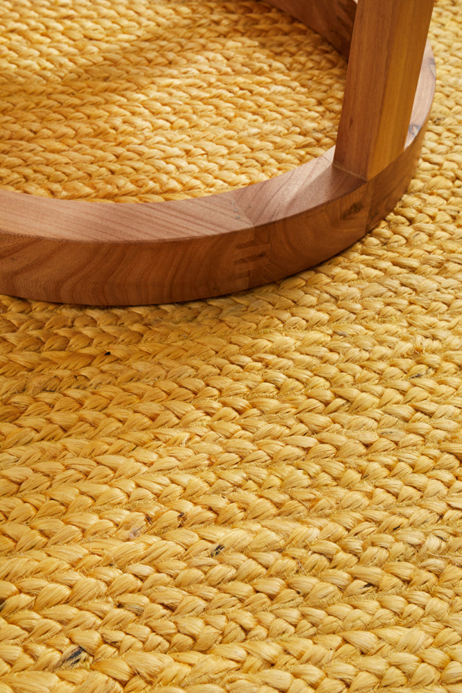 Arbora Yellow Jute Rug