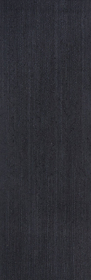 Arbora Black Jute Runner Rug