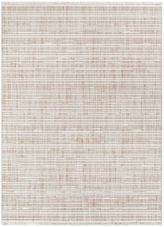 Bravo Modern Beige Rug — polyester rug, designer neutral, Haus & Harbour