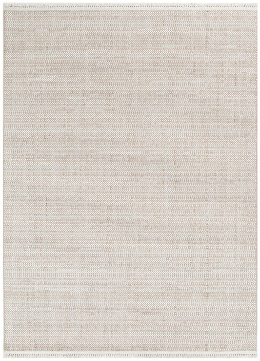 Bravo Ivory Beige Rug — polyester rug, soft neutral, Haus & Harbour