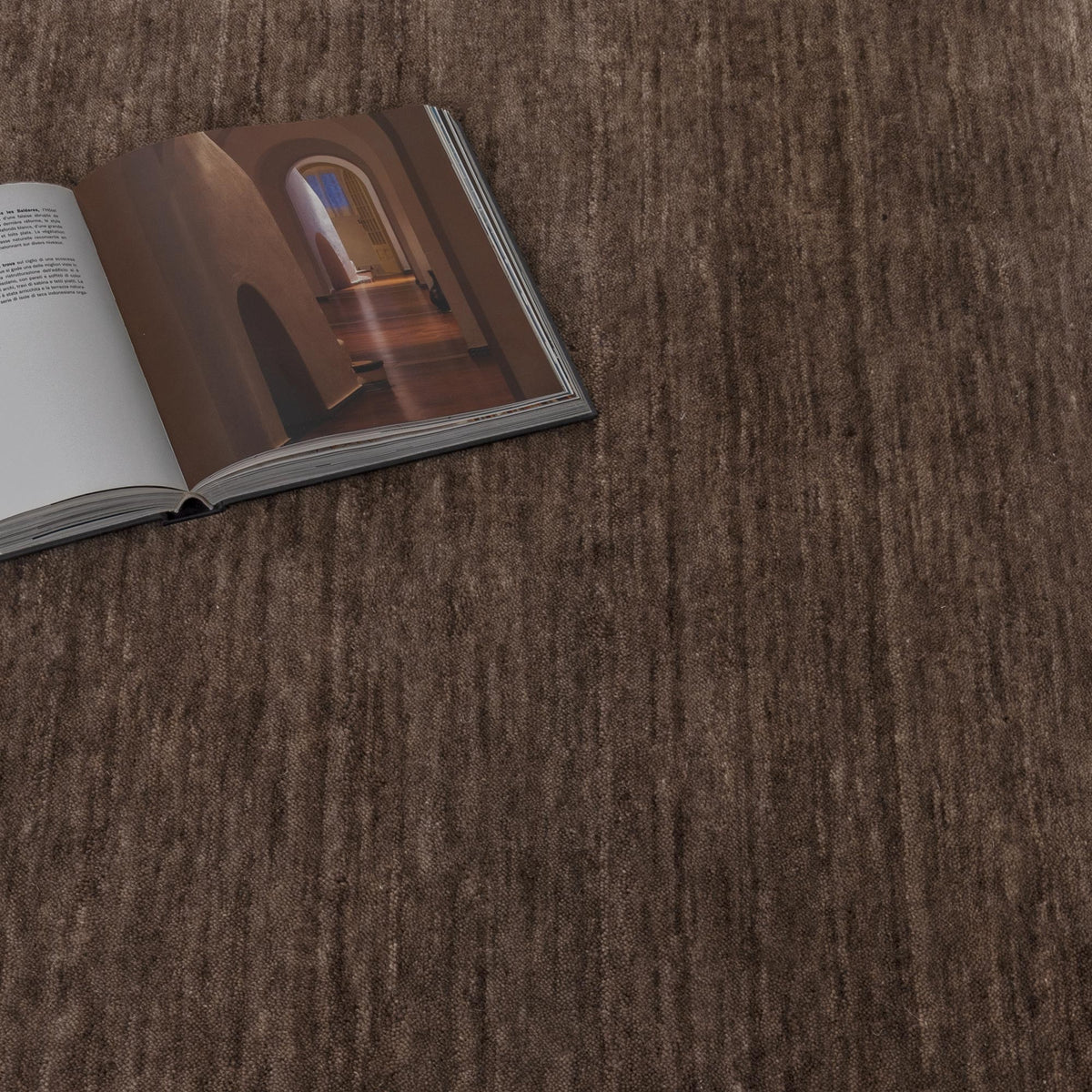 Chamberlain Modern Chocolate Wool Rug