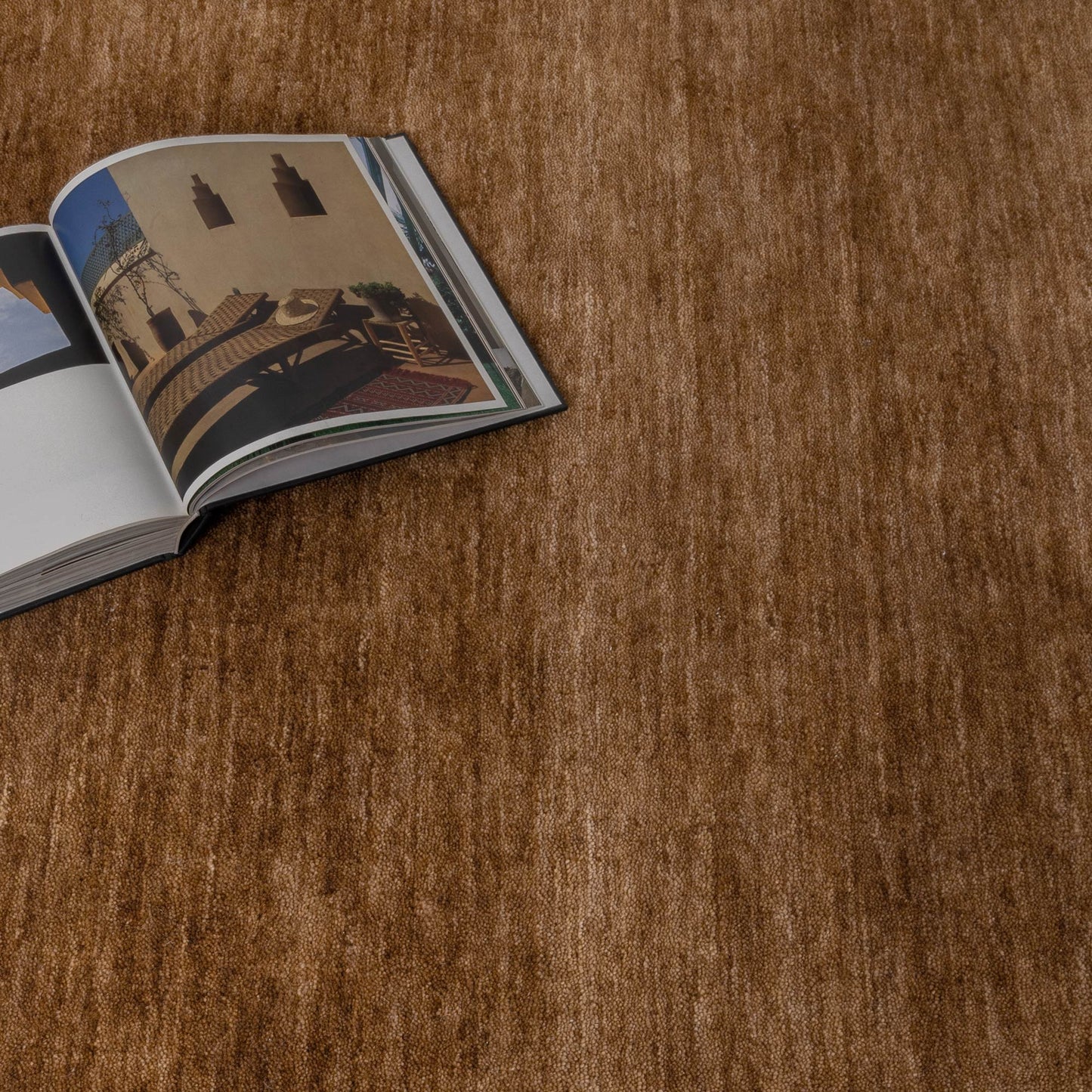 Chamberlain Modern Brown Wool Rug