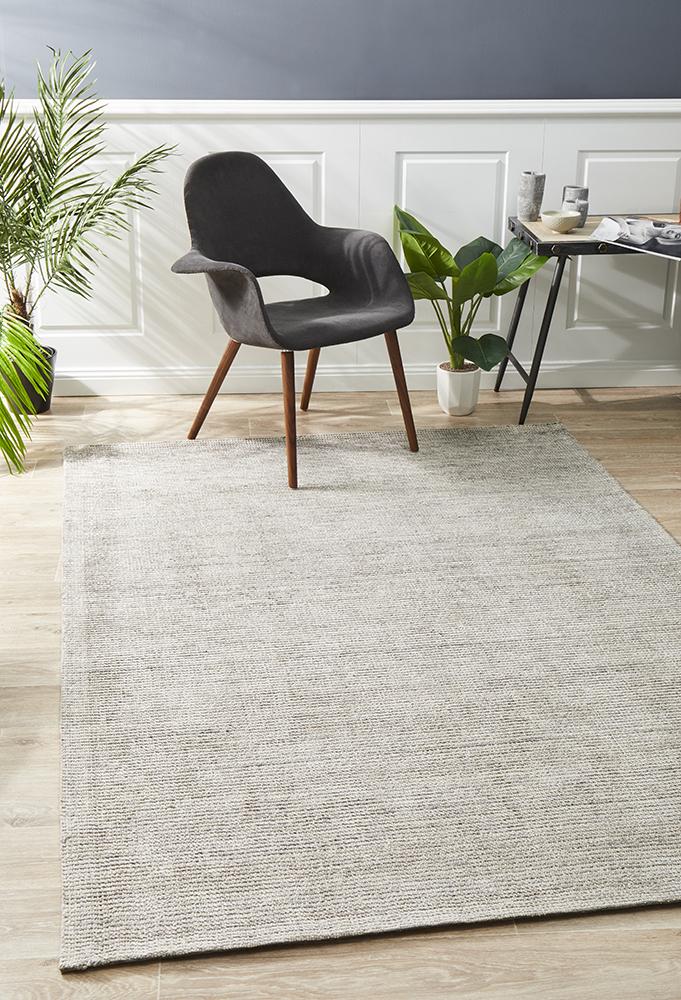 Belvane Stone Grey Rug
